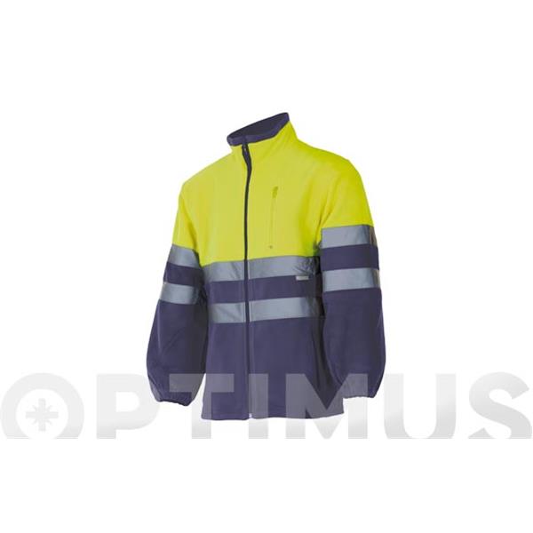 CHAQUETA POLAR BICOLOR VELILLA