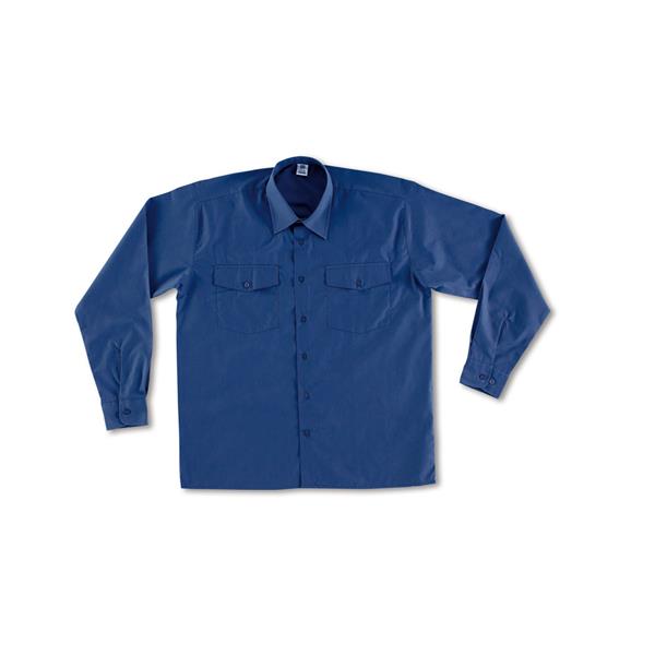 CAMISA ALGODON AZULINA MANGA LARGA