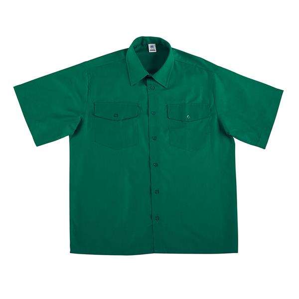 CAMISA TERGAL VERDE MANGA CORTA