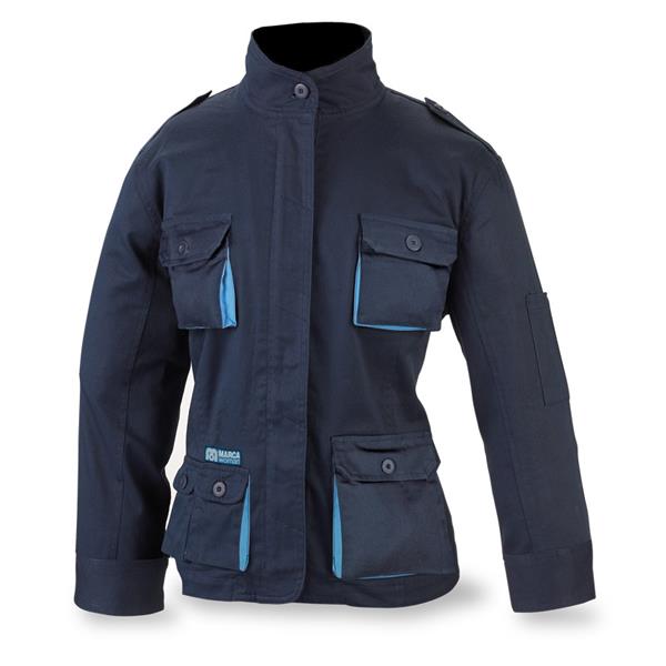 CAZADORA ALGODÓN DE MUJER AZUL MARINO