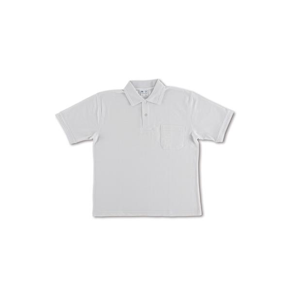 POLO TERGAL MANGA CORTA BLANCO