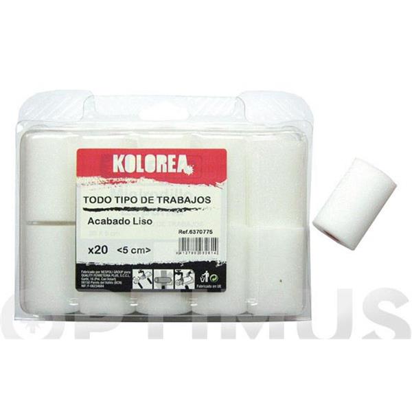 RECAMBIO MINI-RODILLOS ESPUMA KOLOREA