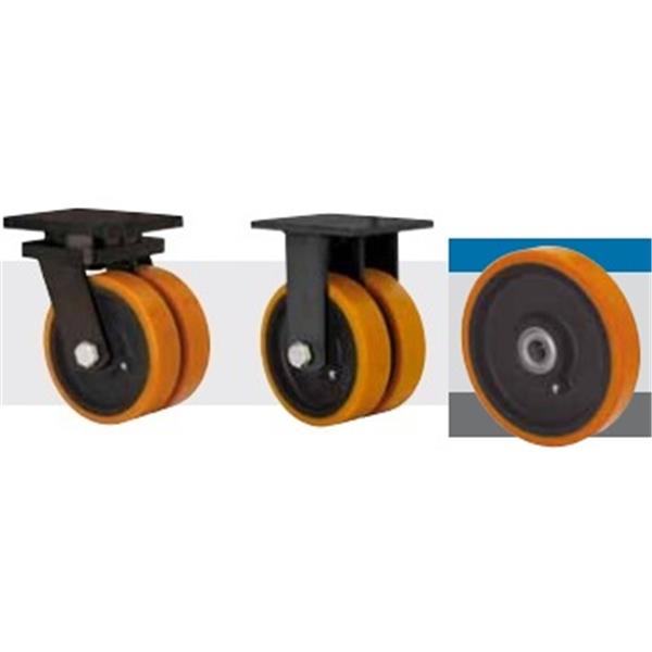 RUEDA SERIE HLG-HU POLIURETANO FUNDIDO