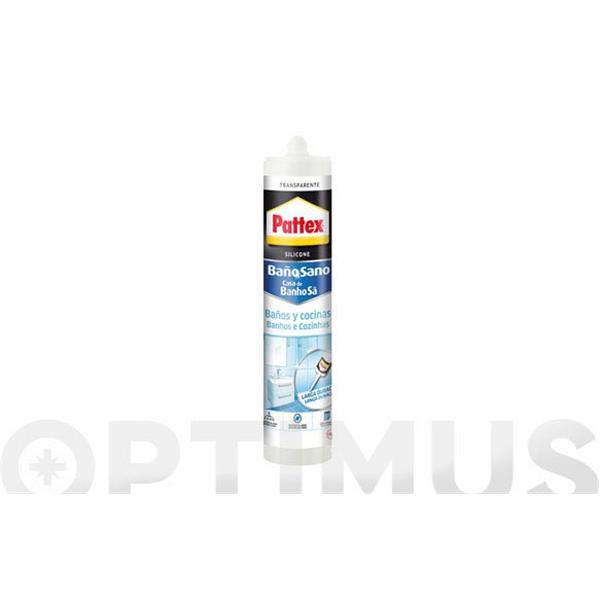 SILICONA BAÑO SANO EN CARTUCHO PATTEX