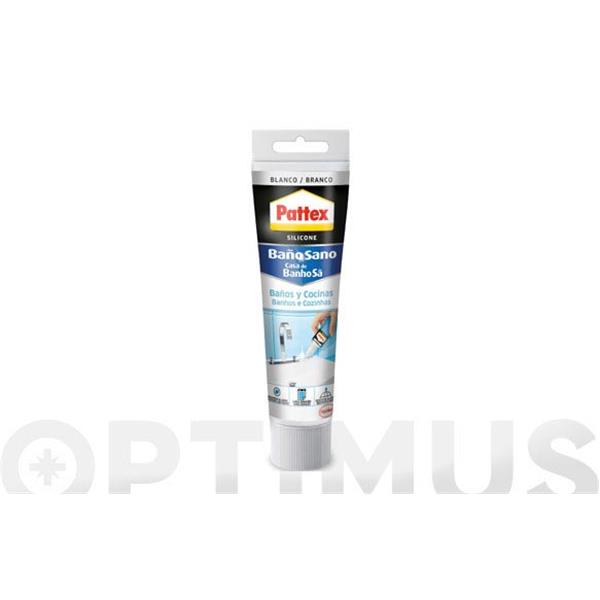 SILICONA BAÑO SANO EN TUBO PATTEX