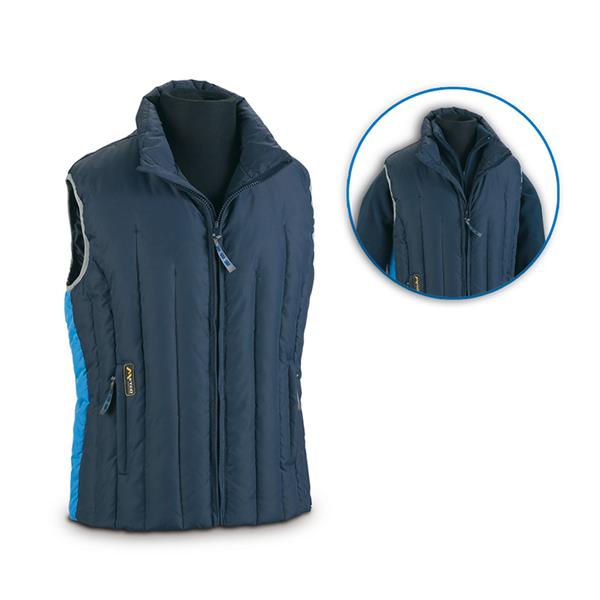 CHALECO ABRIGO MUJER BICOLOR XL   288-MVXL  MARCA