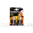 PILA ALCALINA PLUS LR20 D BL&Iacute;STER 2 UNIDADES DURACELL