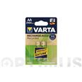 PILA RECARGABLE RECYCLED AA 2100 MAH BL&Iacute;STER 2 UNIDADES VARTA
