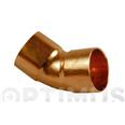 CURBA 45&deg; H-H COBRE FIG. 41CU 18 MM SUDO QF+ 