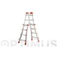 ESCALERA TELESCOPICA ALUMINIO 4 + 5 PELDA&Ntilde;OS SUPER GIERRE